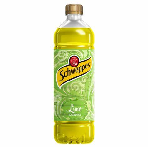 Schweppes Lime Cordials 1ltr
